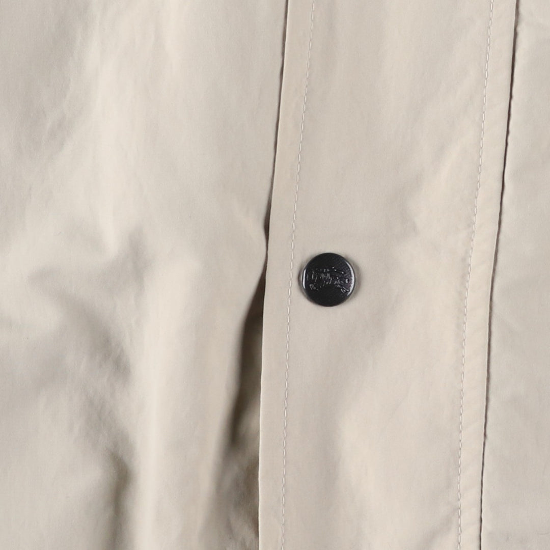 Burberry's zip-up jacket, made in the UK, men's size XL polyamide Beige type Vintage Second Hand