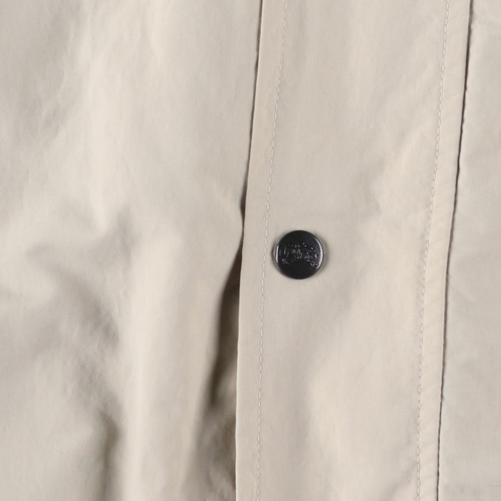 Burberry's zip-up jacket, made in the UK, men's size XL polyamide Beige type Vintage Second Hand