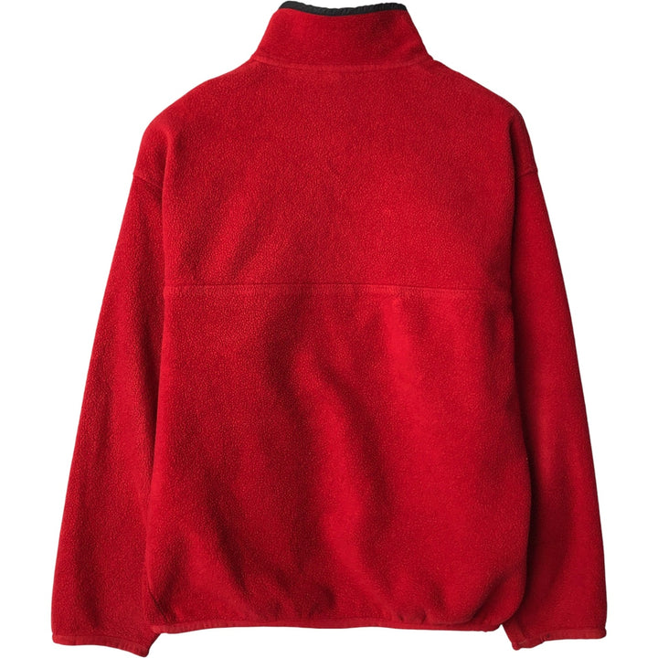 90s-00'S Patagonia Synchilla Half-Snap Fleece Pullover, Men's Size L unclear red type Vintage Second Hand