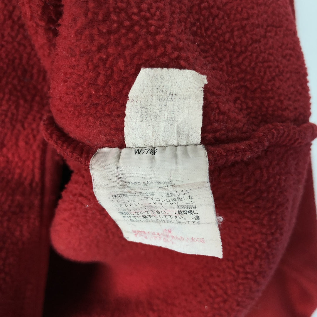 90s-00'S Patagonia Synchilla Half-Snap Fleece Pullover, Men's Size L unclear red type Vintage Second Hand