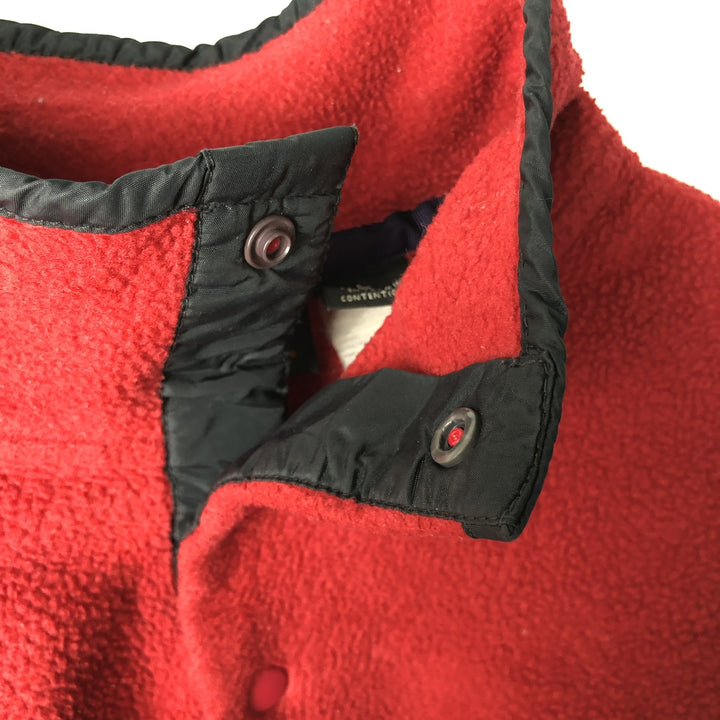 90s-00'S Patagonia Synchilla Half-Snap Fleece Pullover, Men's Size L unclear red type Vintage Second Hand
