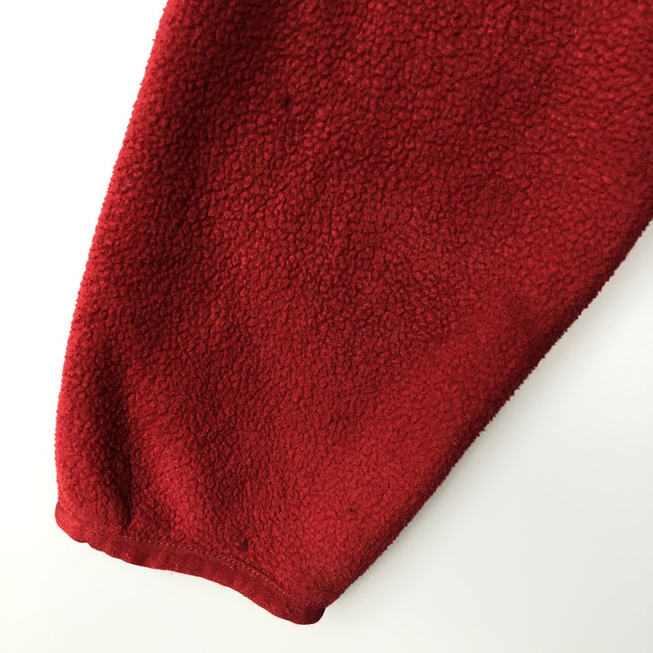 90s-00'S Patagonia Synchilla Half-Snap Fleece Pullover, Men's Size L unclear red type Vintage Second Hand