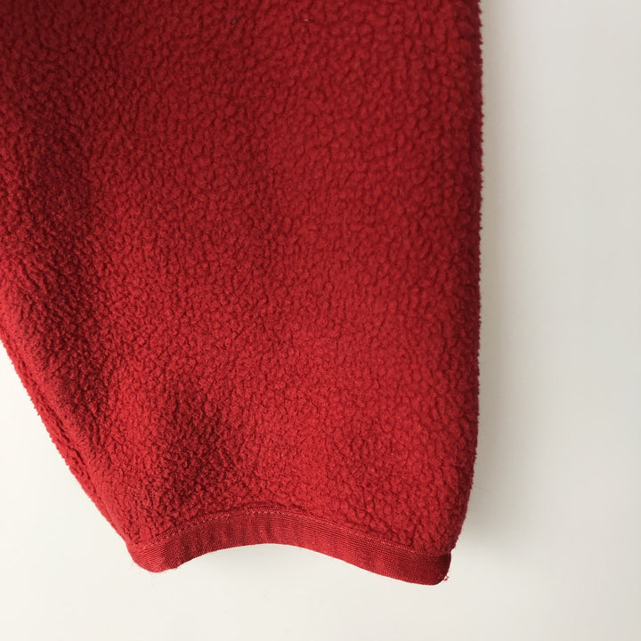 90s-00'S Patagonia Synchilla Half-Snap Fleece Pullover, Men's Size L unclear red type Vintage Second Hand