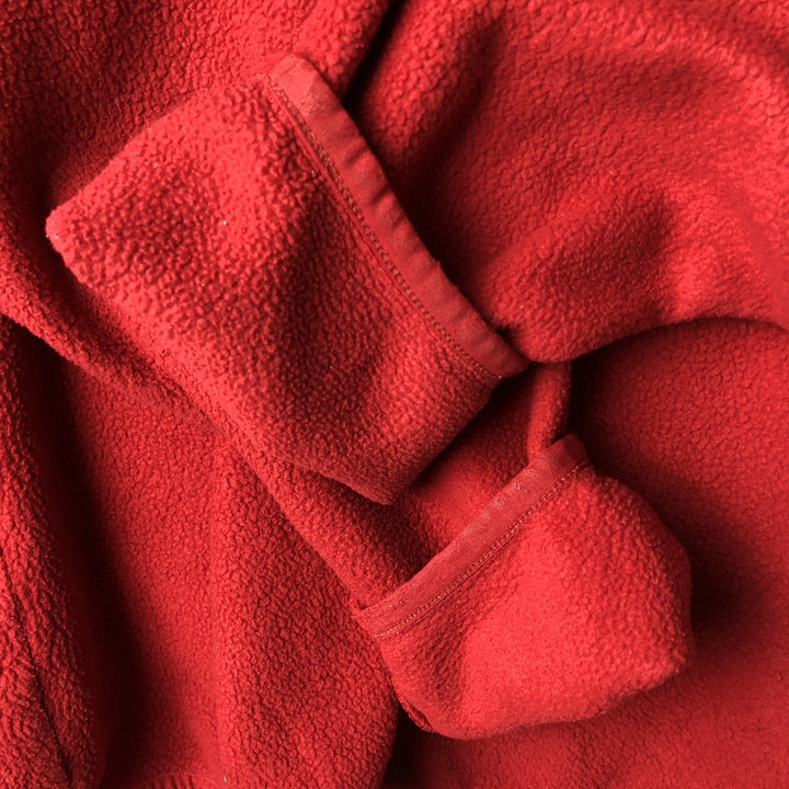 90s-00'S Patagonia Synchilla Half-Snap Fleece Pullover, Men's Size L unclear red type Vintage Second Hand