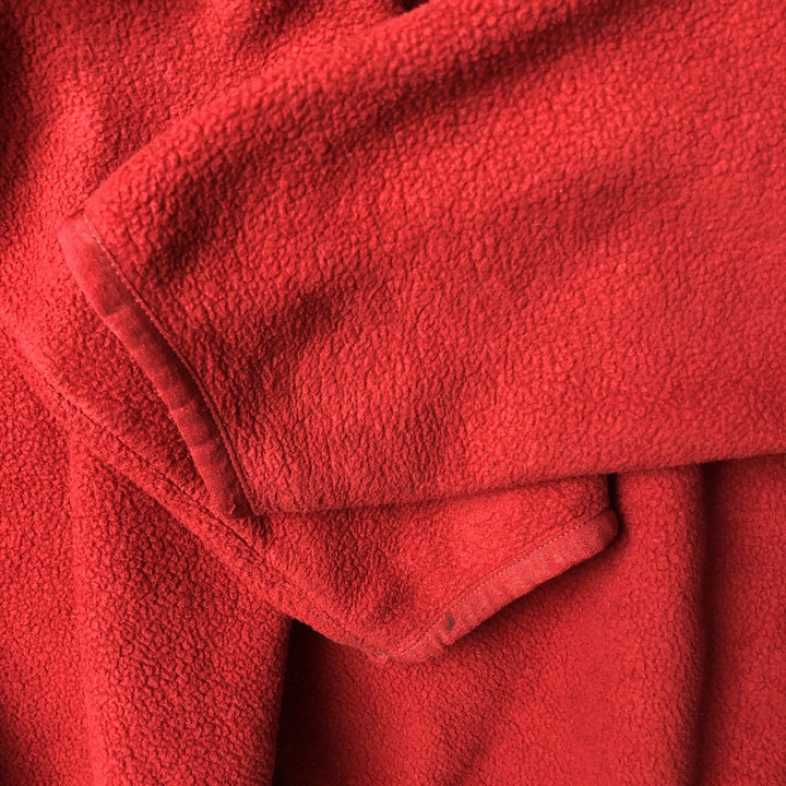 90s-00'S Patagonia Synchilla Half-Snap Fleece Pullover, Men's Size L unclear red type Vintage Second Hand