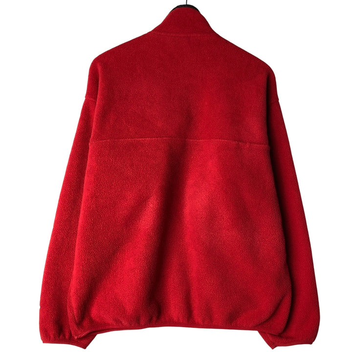 90'S Patagonia Synchilla Snap-T 25450FA98 Half-Snap Fleece Pullover, Made in USA, Men's Size L polyester red type Vintage Second Hand