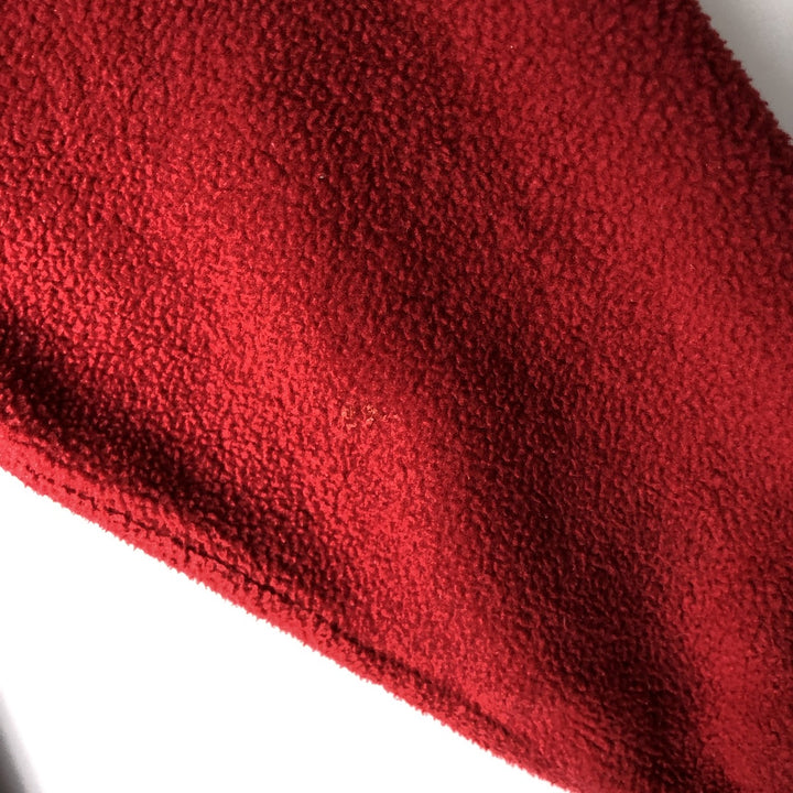 90'S Patagonia Synchilla Snap-T 25450FA98 Half-Snap Fleece Pullover, Made in USA, Men's Size L polyester red type Vintage Second Hand