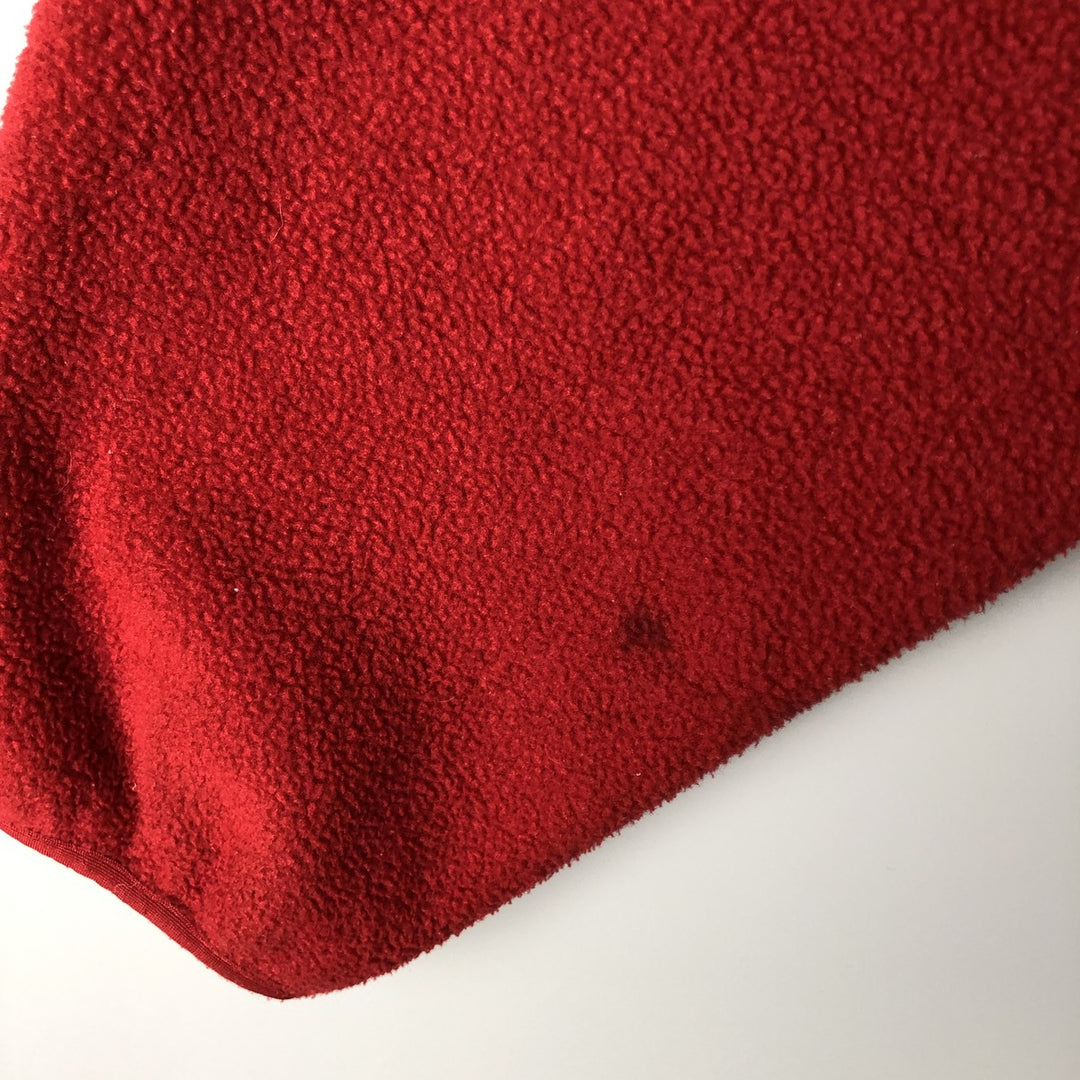 90'S Patagonia Synchilla Snap-T 25450FA98 Half-Snap Fleece Pullover, Made in USA, Men's Size L polyester red type Vintage Second Hand