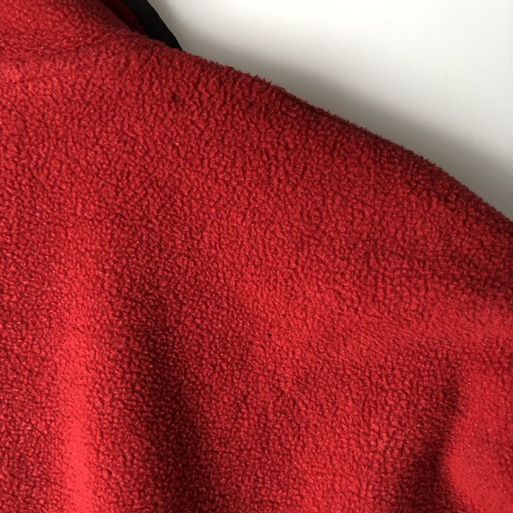 90'S Patagonia Synchilla Snap-T 25450FA98 Half-Snap Fleece Pullover, Made in USA, Men's Size L polyester red type Vintage Second Hand