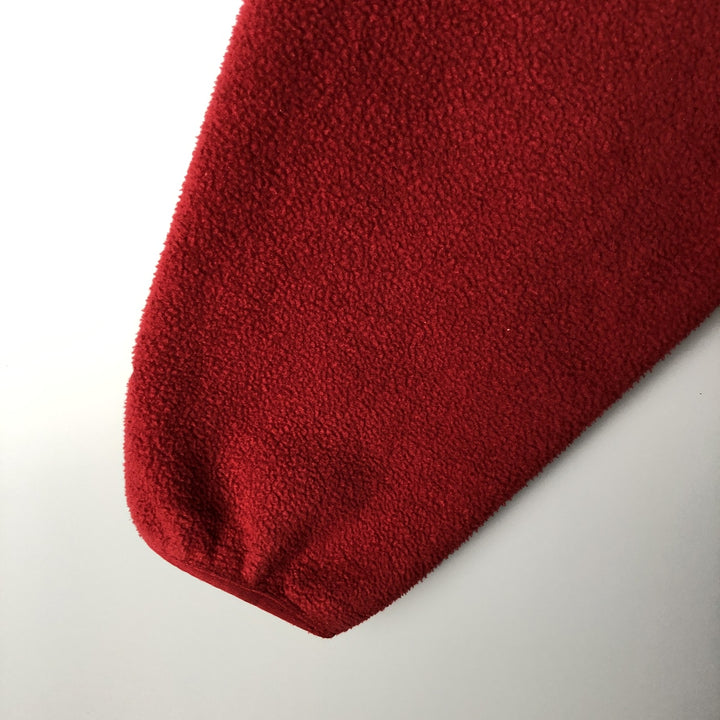 90'S Patagonia Synchilla Snap-T 25450FA98 Half-Snap Fleece Pullover, Made in USA, Men's Size L polyester red type Vintage Second Hand
