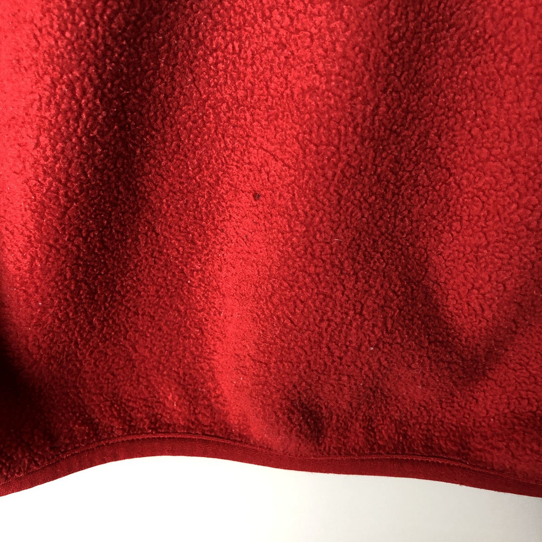 90'S Patagonia Synchilla Snap-T 25450FA98 Half-Snap Fleece Pullover, Made in USA, Men's Size L polyester red type Vintage Second Hand