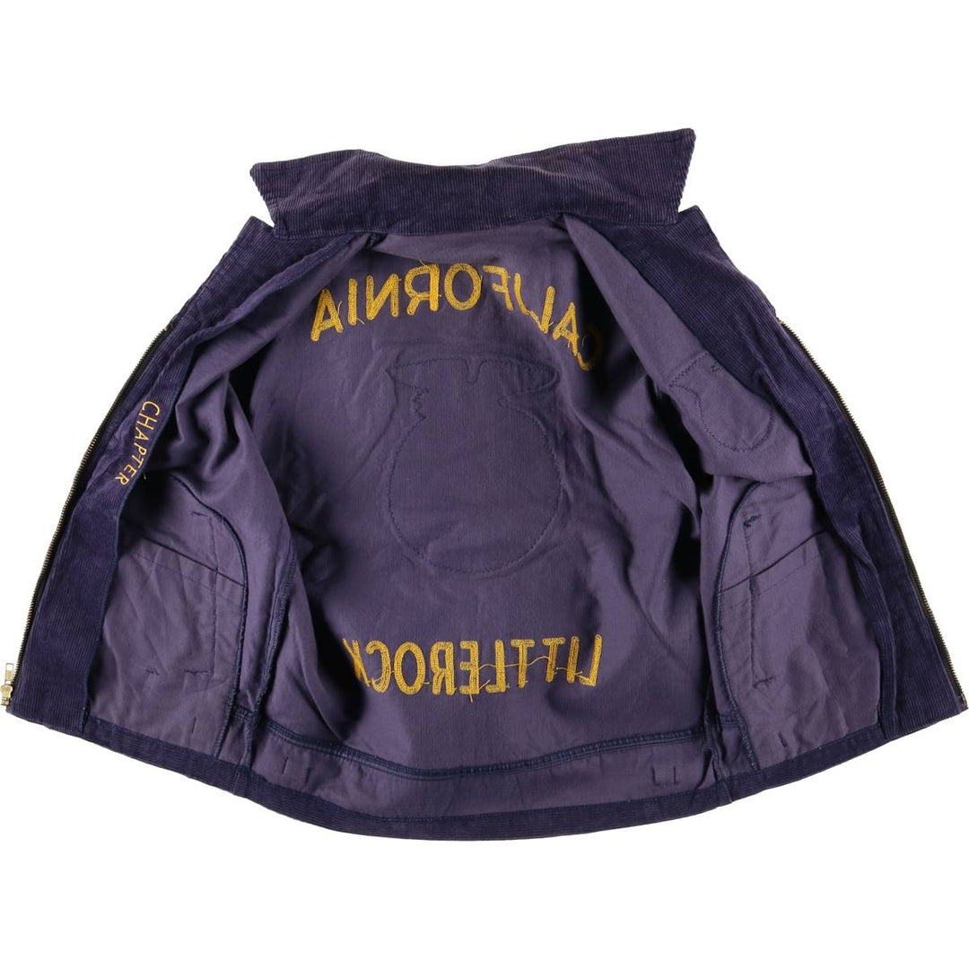 American National Agricultural School FFA Farmers Corduroy Jacket, Women's, Size M unclear navy blue type Vintage Second Hand