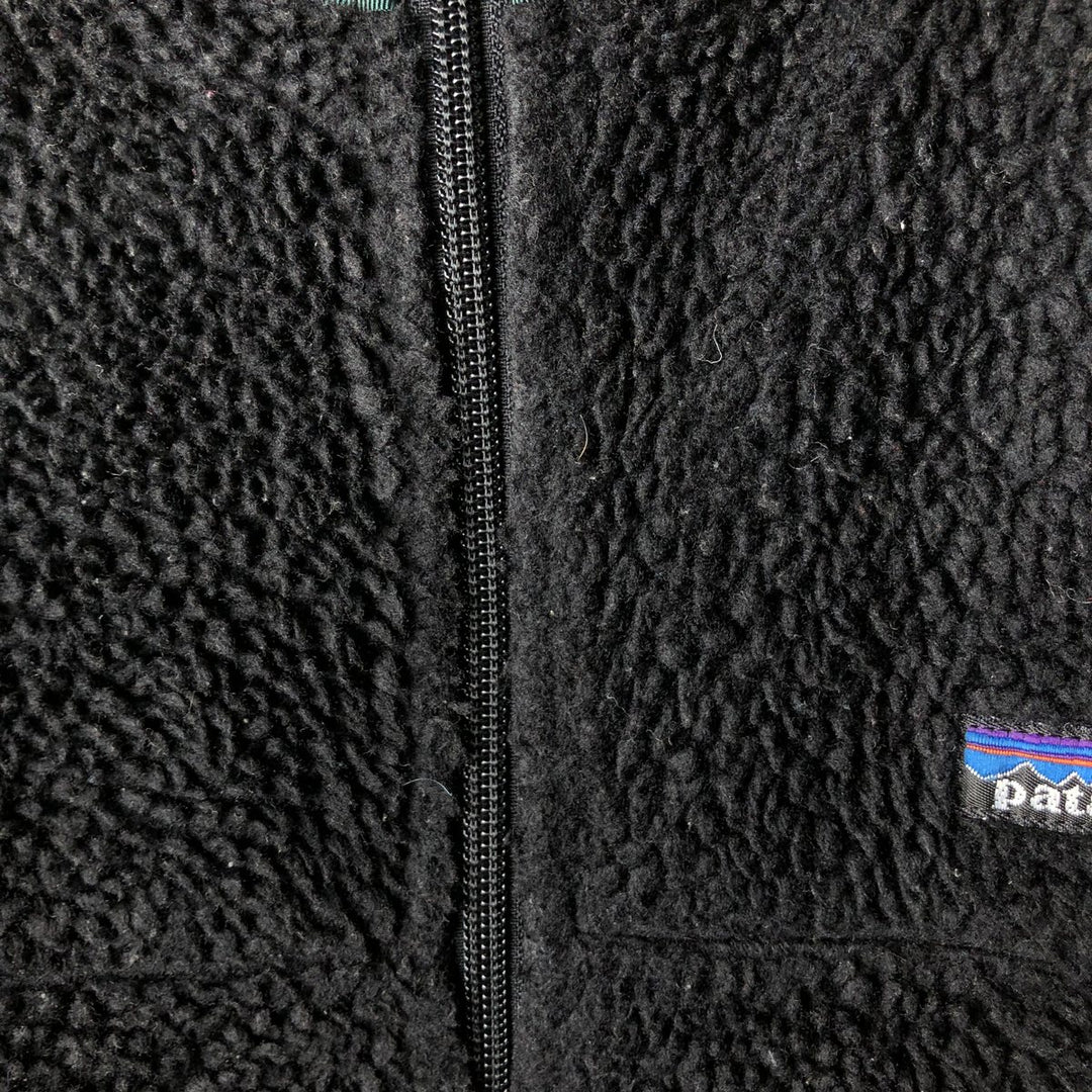 90'S Patagonia Retro-X Jacket 23054, Made in USA, Men's Size Small, Vintage polyester black type Vintage Second Hand