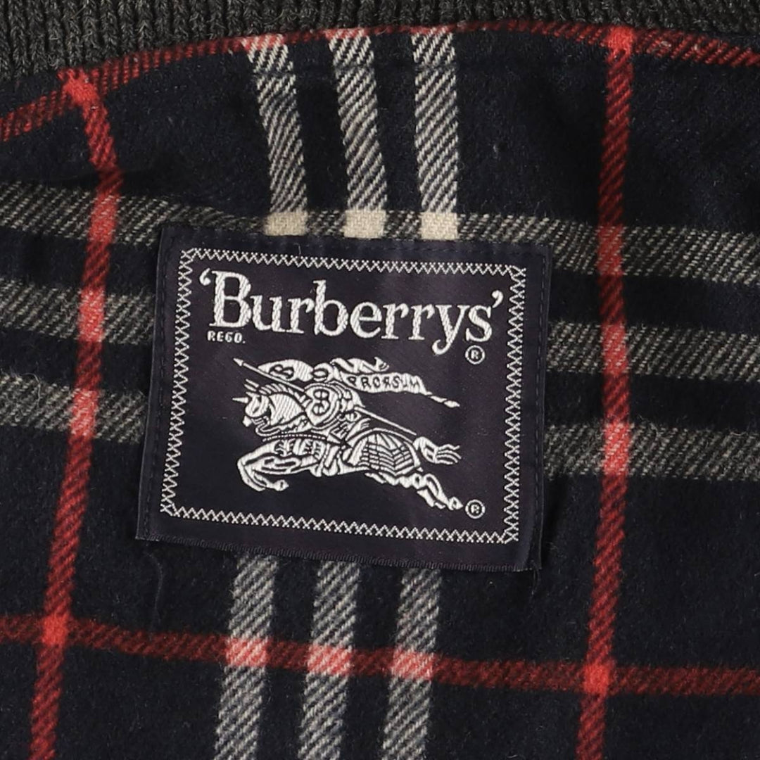Burberry's Check Pattern Wool Jacket, Men's XL unclear Khaki type Vintage Second Hand