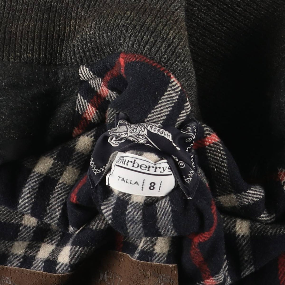 Burberry's Check Pattern Wool Jacket, Men's XL unclear Khaki type Vintage Second Hand