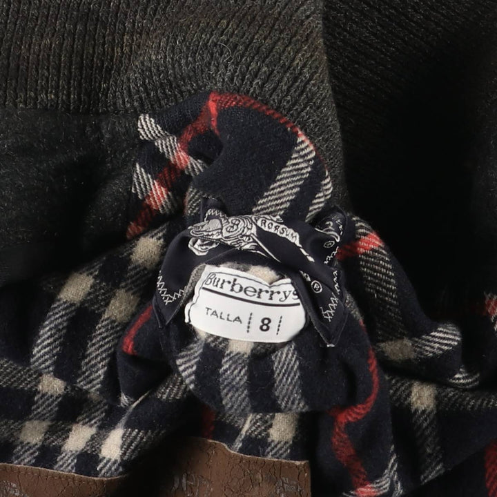 Burberry's Check Pattern Wool Jacket, Men's XL unclear Khaki type Vintage Second Hand