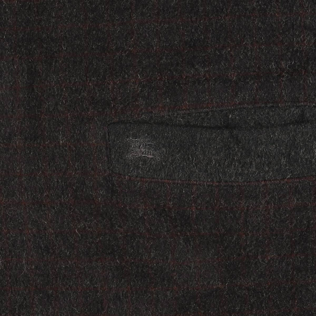 Burberry's Check Pattern Wool Jacket, Men's XL unclear Khaki type Vintage Second Hand