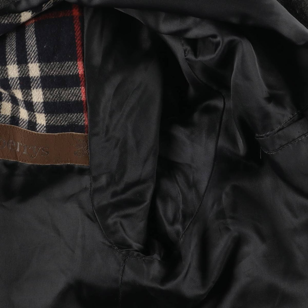 Burberry's Check Pattern Wool Jacket, Men's XL unclear Khaki type Vintage Second Hand
