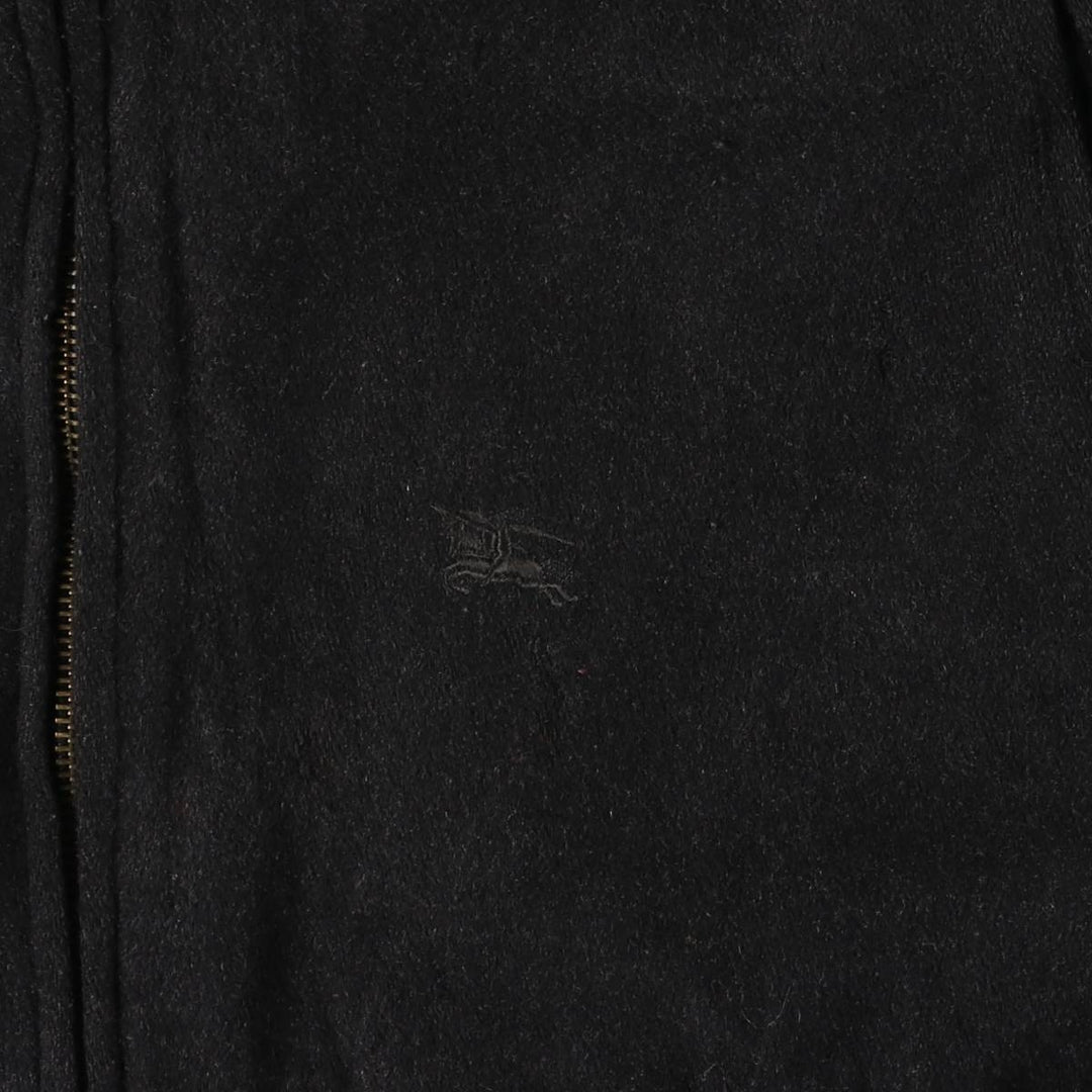 Burberry's cashmere-blend wool blouson, men's size M wool navy blue type Vintage Second Hand