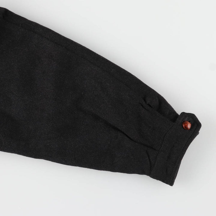 Burberry's cashmere-blend wool blouson, men's size M wool navy blue type Vintage Second Hand