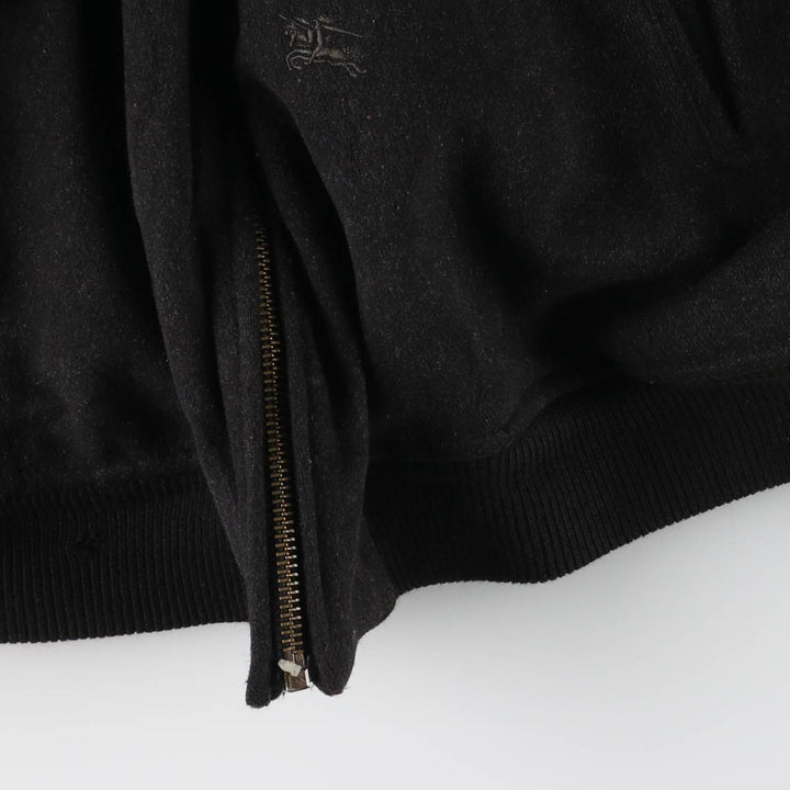 Burberry's cashmere-blend wool blouson, men's size M wool navy blue type Vintage Second Hand