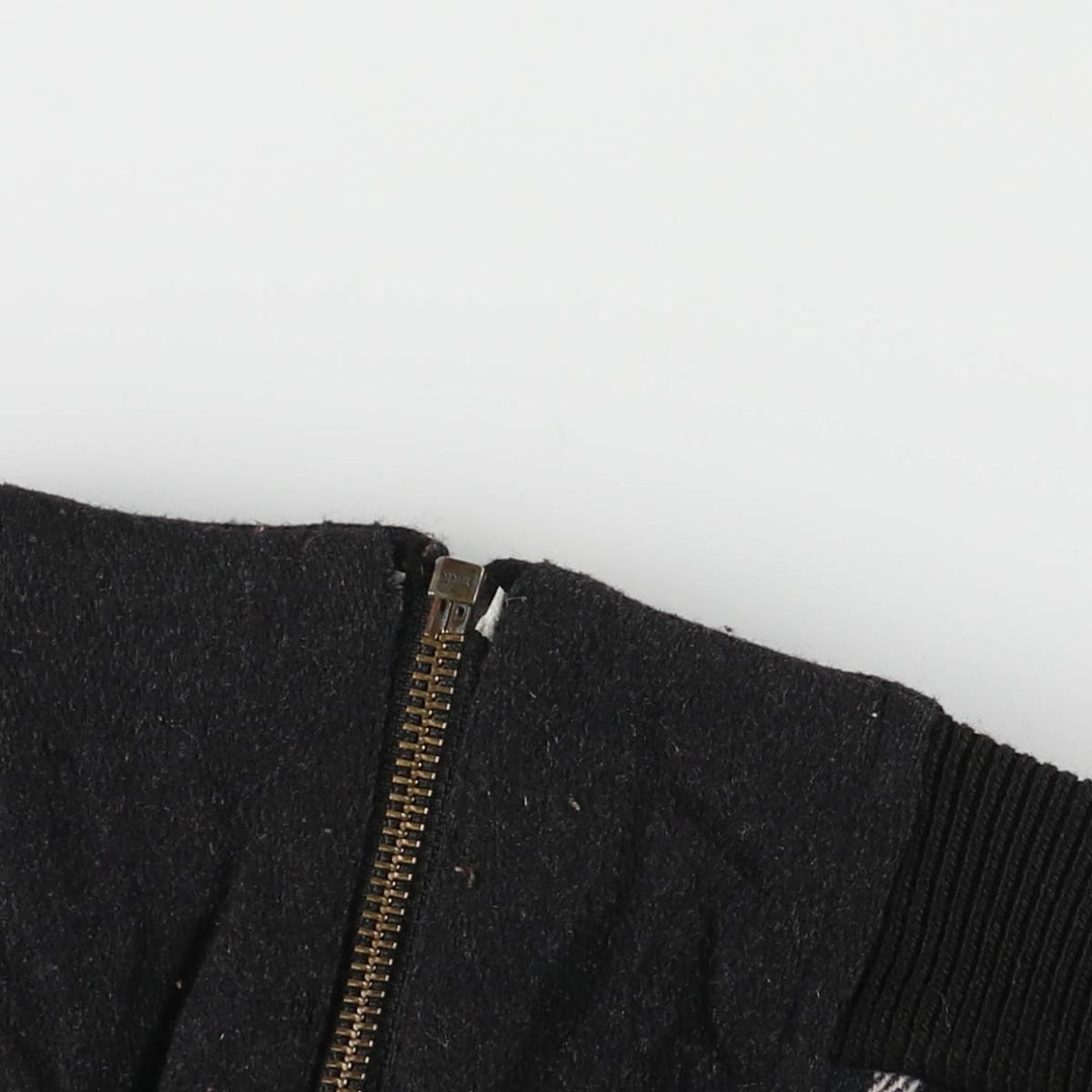 Burberry's cashmere-blend wool blouson, men's size M wool navy blue type Vintage Second Hand