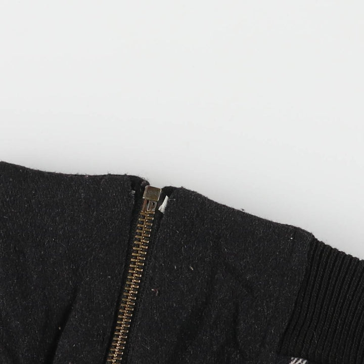 Burberry's cashmere-blend wool blouson, men's size M wool navy blue type Vintage Second Hand