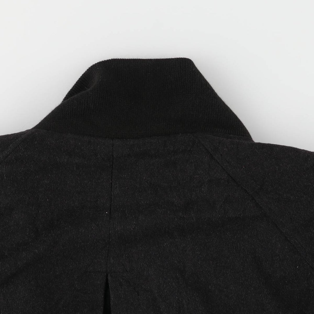 Burberry's cashmere-blend wool blouson, men's size M wool navy blue type Vintage Second Hand