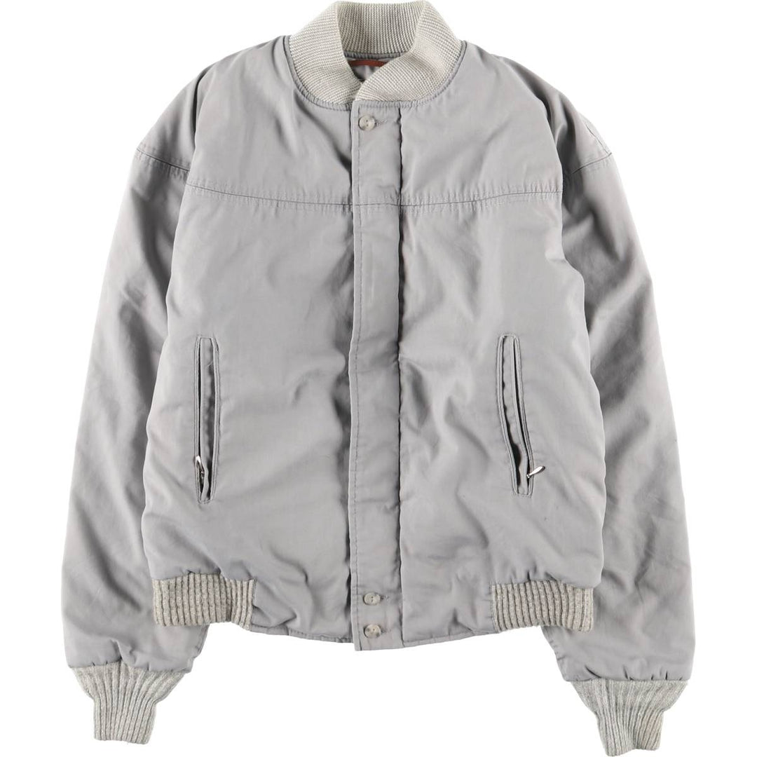 Vintage 1970'S Catalina Varsity Padded Derby Jacket with Cup Shoulder Strap, Men's Size XS unclear gray type Vintage Second Hand