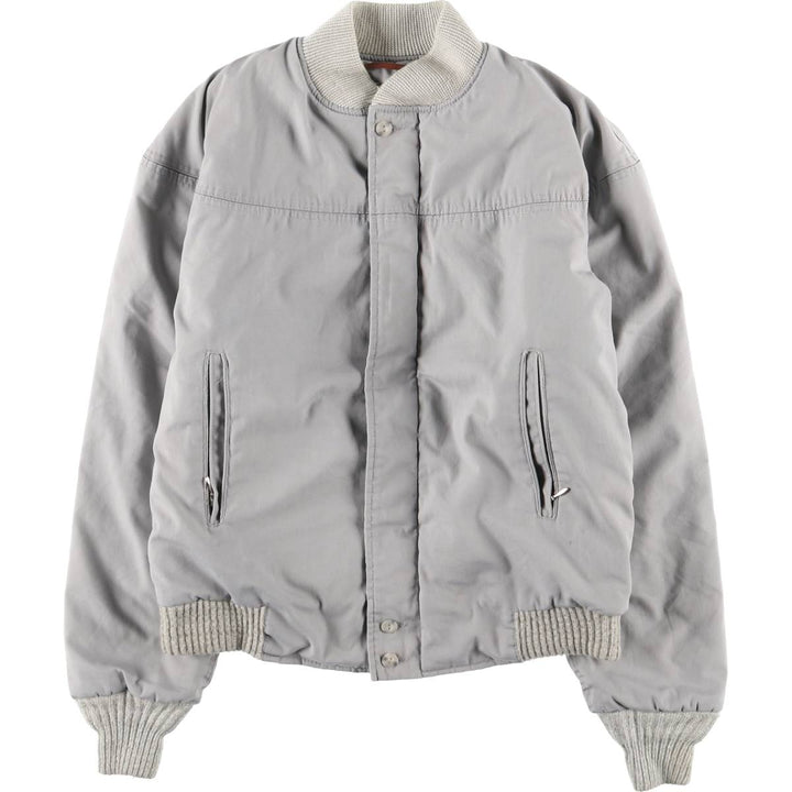 Vintage 1970'S Catalina Varsity Padded Derby Jacket with Cup Shoulder Strap, Men's Size XS unclear gray type Vintage Second Hand