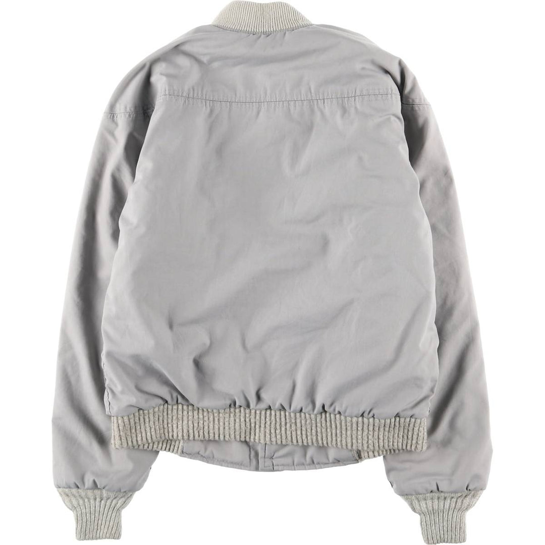 Vintage 1970'S Catalina Varsity Padded Derby Jacket with Cup Shoulder Strap, Men's Size XS unclear gray type Vintage Second Hand