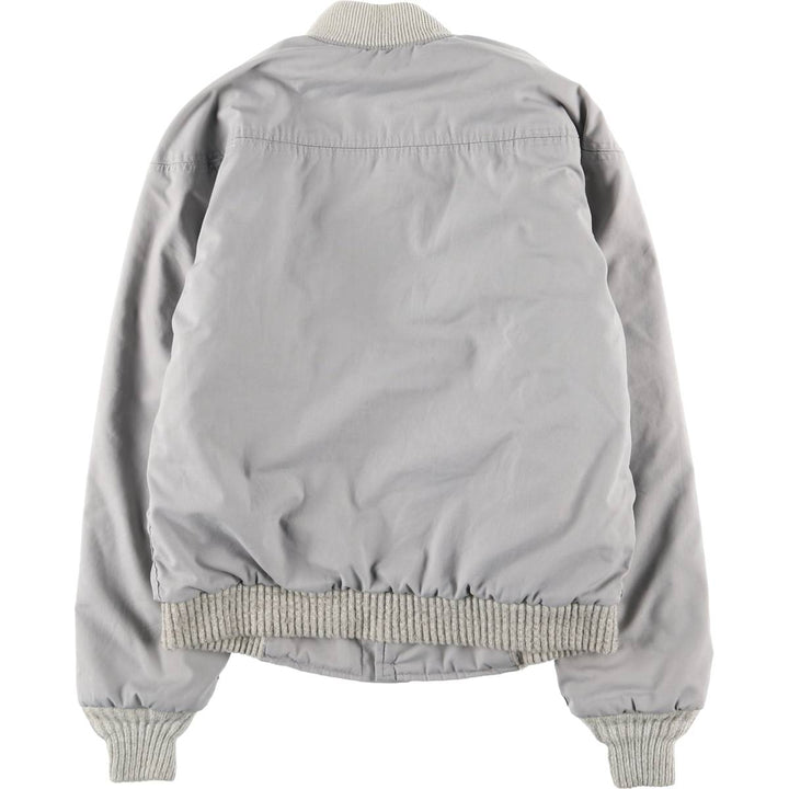 Vintage 1970'S Catalina Varsity Padded Derby Jacket with Cup Shoulder Strap, Men's Size XS unclear gray type Vintage Second Hand