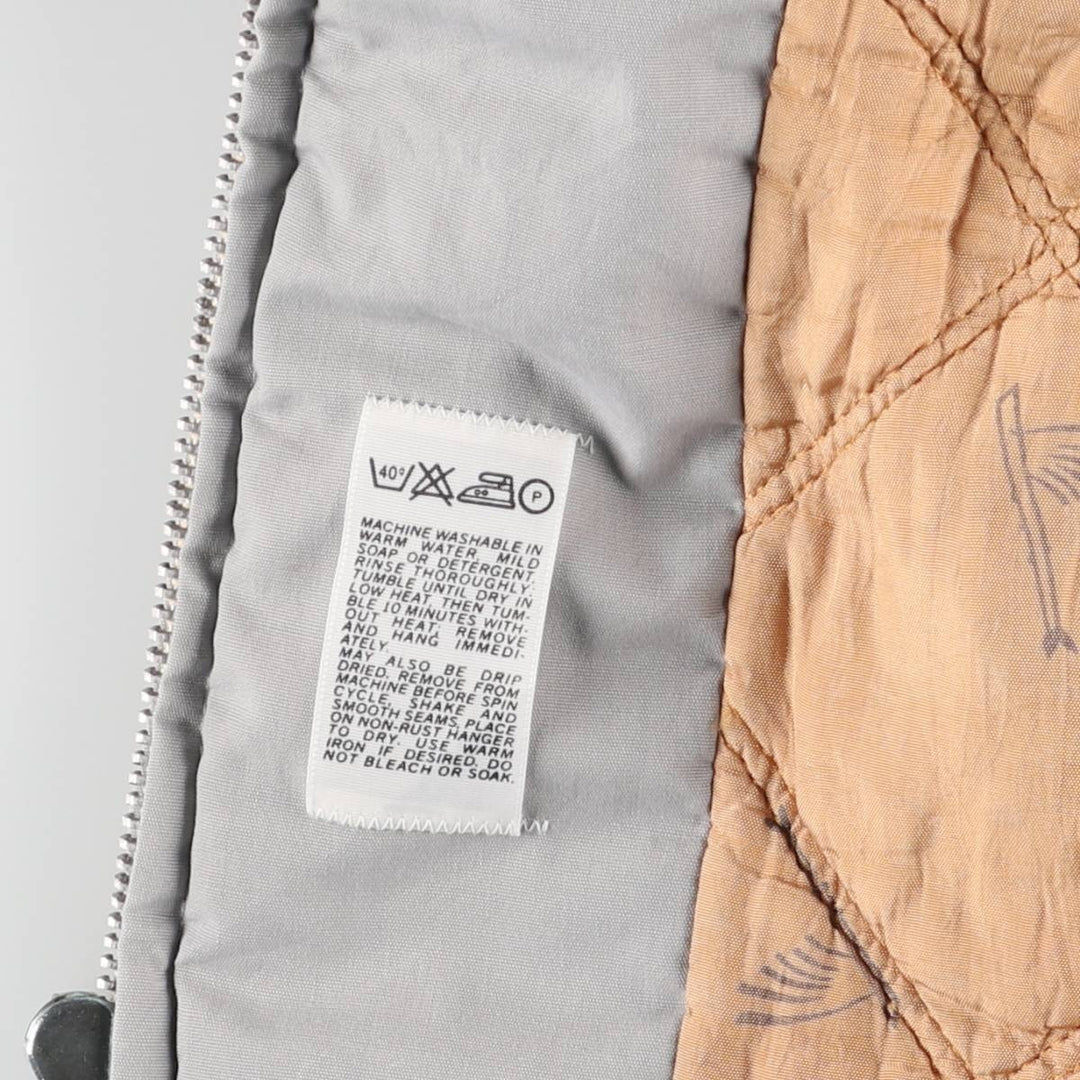 Vintage 1970'S Catalina Varsity Padded Derby Jacket with Cup Shoulder Strap, Men's Size XS unclear gray type Vintage Second Hand