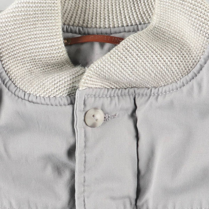 Vintage 1970'S Catalina Varsity Padded Derby Jacket with Cup Shoulder Strap, Men's Size XS unclear gray type Vintage Second Hand