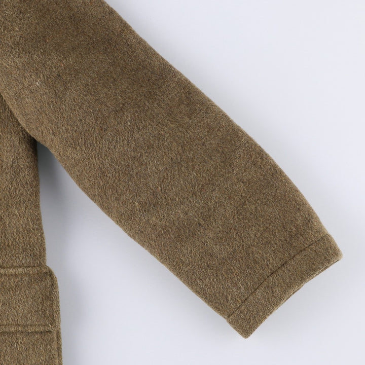 Vintage 1970'S Gloverall duffle coat, made in England, size small, men's wool brown type Vintage Second Hand