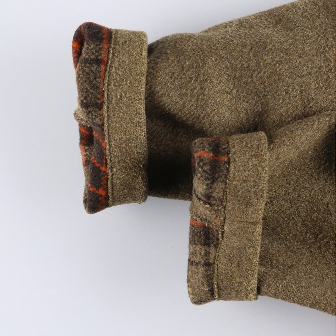 Vintage 1970'S Gloverall duffle coat, made in England, size small, men's wool brown type Vintage Second Hand