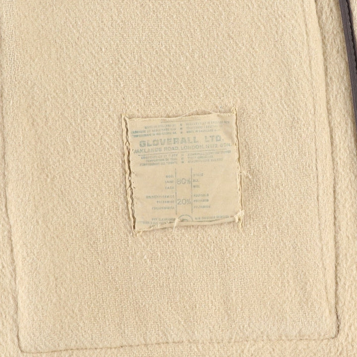 Gloverall Duffle Coat, Made in the UK, Men's Size XL wool Beige type Vintage Second Hand