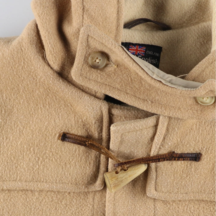Gloverall Duffle Coat, Made in the UK, Men's Size XL wool Beige type Vintage Second Hand