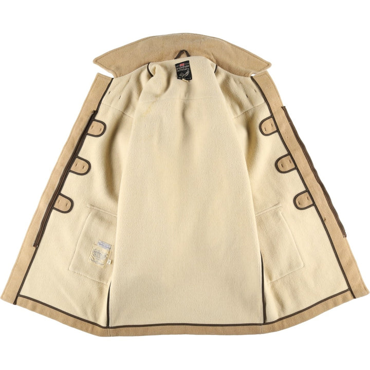 Vintage 1970'S Gloverall duffle coat, made in England, size L, men's wool Beige type Vintage Second Hand