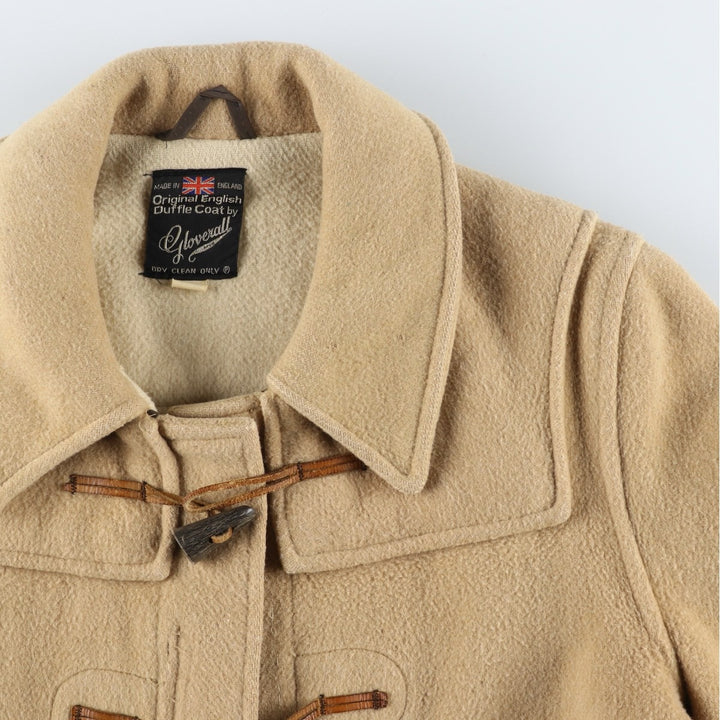 Vintage 1970'S Gloverall duffle coat, made in England, size L, men's wool Beige type Vintage Second Hand