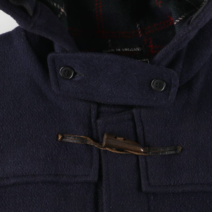 Gloverall duffle coat, made in England, men's size XL wool navy blue type Vintage Second Hand