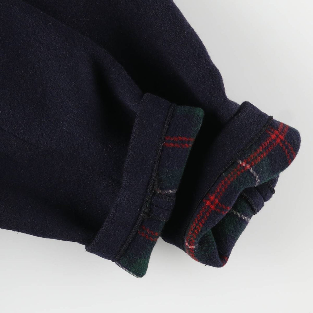 Gloverall duffle coat, made in England, men's size XL wool navy blue type Vintage Second Hand