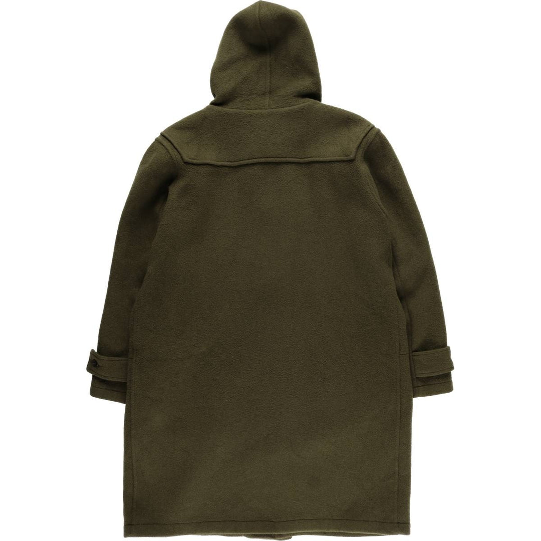 Gloverall duffle coat, made in England, men's size L wool Khaki type Vintage Second Hand