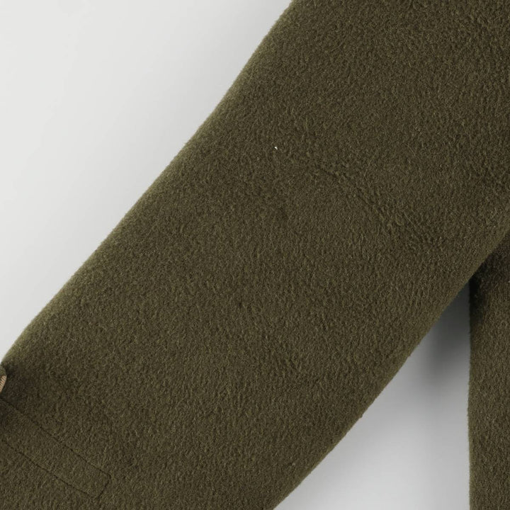 Gloverall duffle coat, made in England, men's size L wool Khaki type Vintage Second Hand