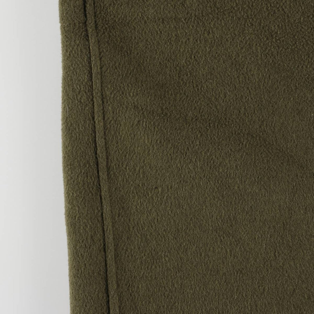 Gloverall duffle coat, made in England, men's size L wool Khaki type Vintage Second Hand