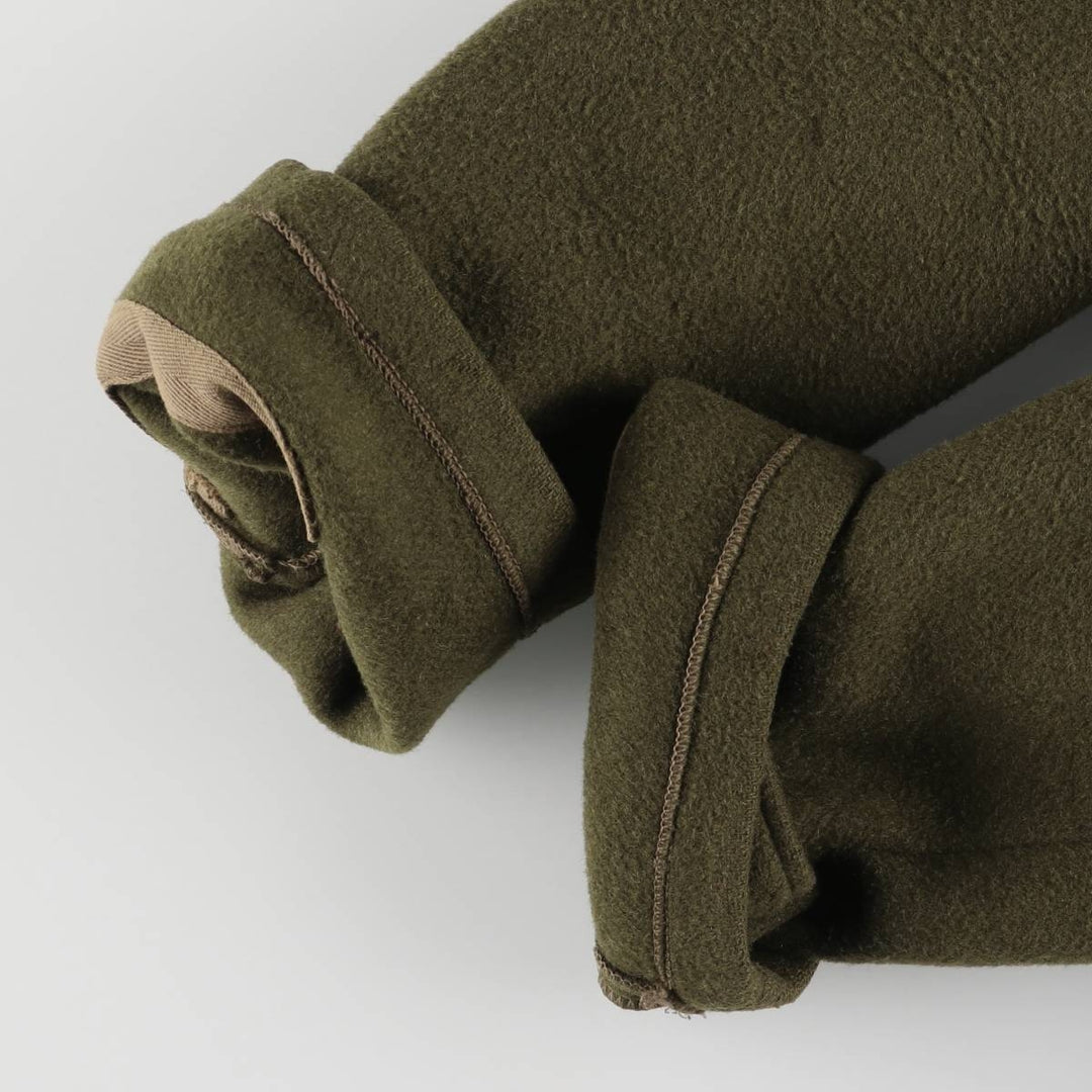 Gloverall duffle coat, made in England, men's size L wool Khaki type Vintage Second Hand