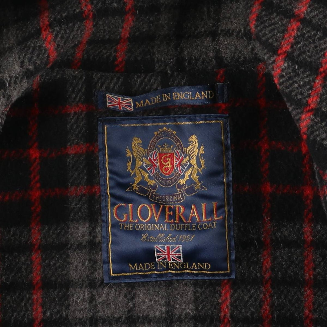 Gloverall duffle coat, made in England, men's size M unclear navy blue type Vintage Second Hand