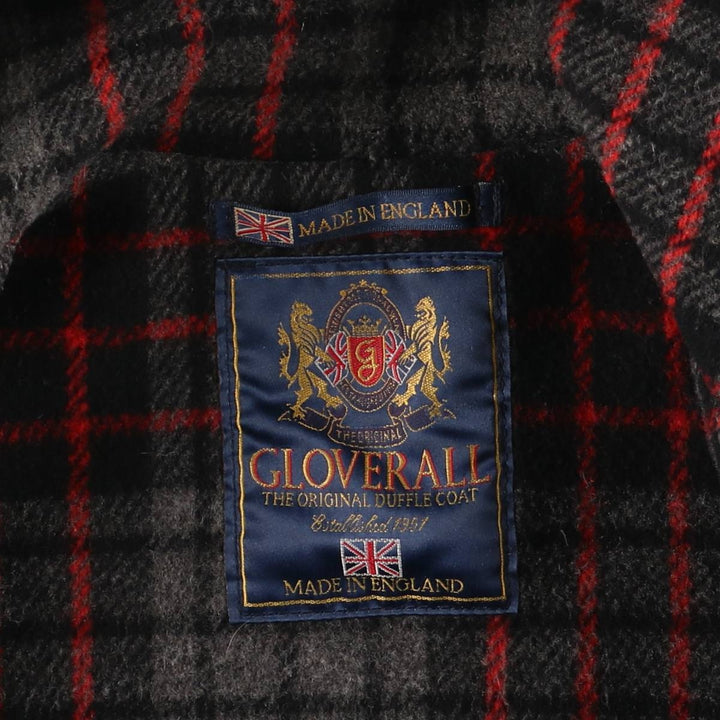 Gloverall duffle coat, made in England, men's size M unclear navy blue type Vintage Second Hand