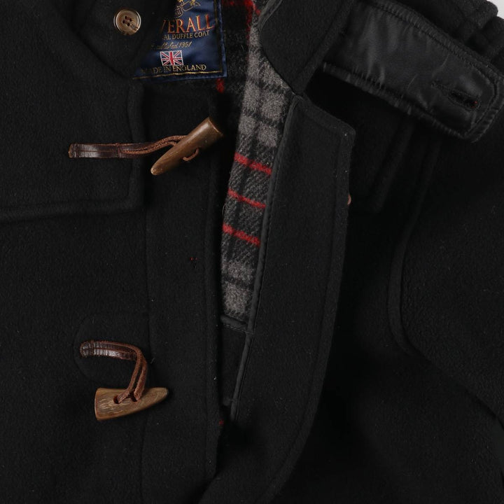 Gloverall duffle coat, made in England, men's size M unclear navy blue type Vintage Second Hand