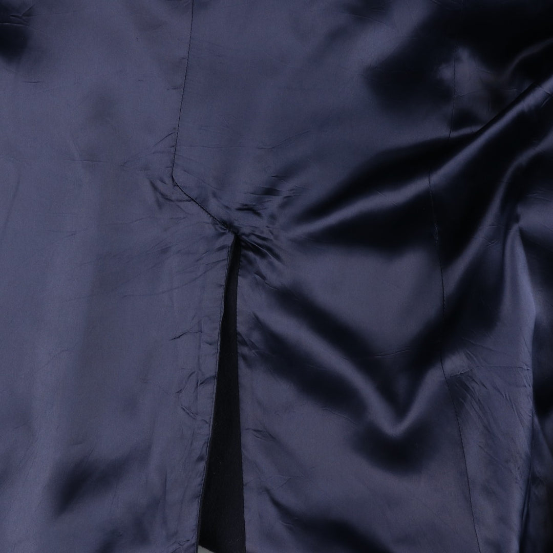 Burberry's BURBERRY LONDON Cashmere Blend Wool Chesterfield Coat, Men's XL wool navy blue type Vintage Second Hand